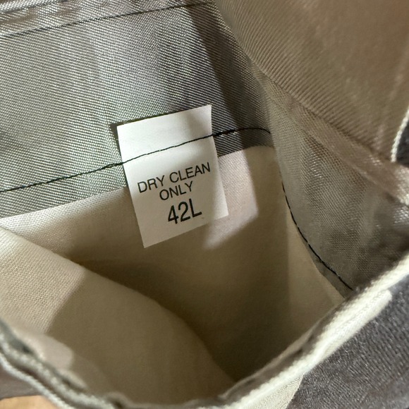 Hardwick Clothes Mens 42L Grey Pinstripe Suit Jacket Blazer Crafted‎ in USA - Picture 9 of 15